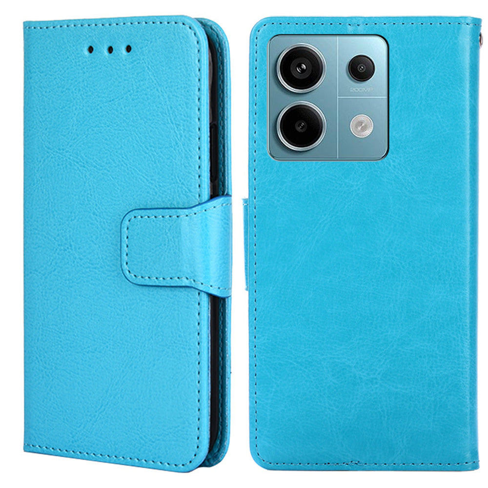 For Xiaomi Redmi Note 13 Pro 5G / Poco X6 5G Shockproof Case PU Leather Phone Cover For Xiaomi Redmi Note 13 Pro 5G / Poco X6 5G Shockproof Case PU Leather Phone Cover